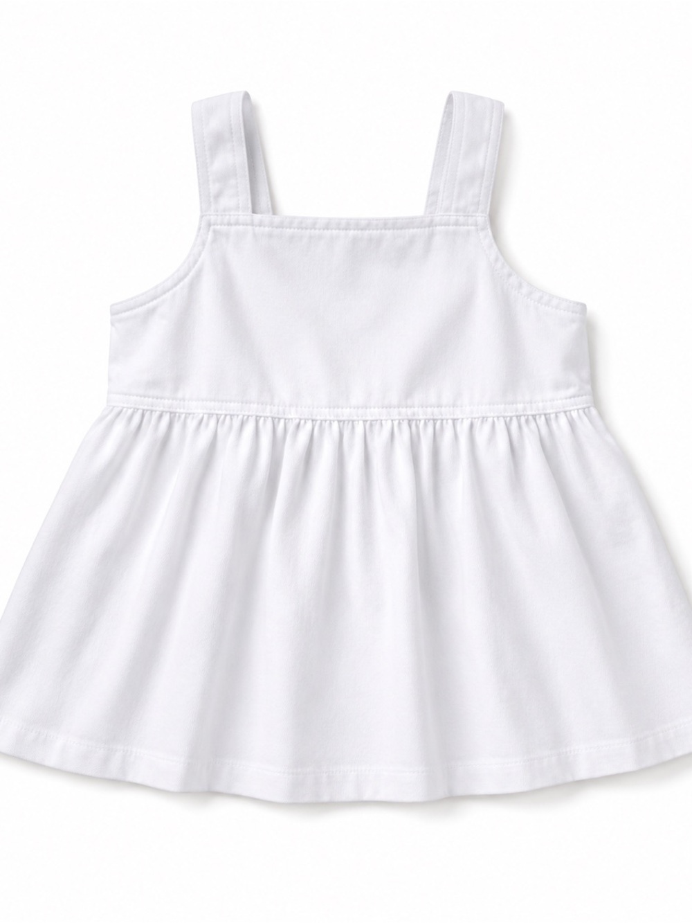 Kelly's Kids White Peplum Tank Top - Girls Size 5/6